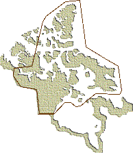 Map of Nunavut