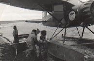 A Plane Evacuating the Sick